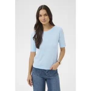Jersey de mujer con cuello barco KAFFE Lizza Solid image-2