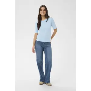 Jersey de mujer con cuello barco KAFFE Lizza Solid image-1