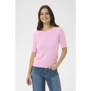 Women's boat neck sweater KAFFE Lizza Solid image-2