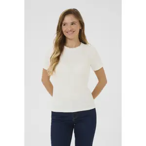 Γυναικείο T-shirt KAFFE KAJenna Lace image-2