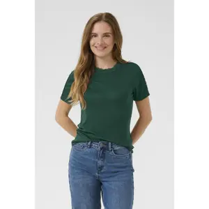 Γυναικείο T-shirt KAFFE KAJenna Lace image-2
