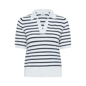 Μπλούζα πόλο για γυναίκες KAFFE Lizza Stripe image-0
