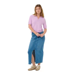 Women's polo shirt KAFFE Lizza image-1