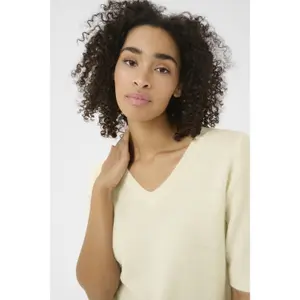 Women's V-neck sweater KAFFE Iris image-5