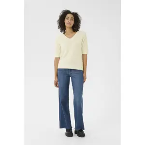 Women's V-neck sweater KAFFE Iris image-1