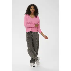Women's V-neck sweater KAFFE Niel image-1