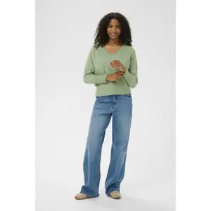 Women's V-neck sweater KAFFE Niel image-1