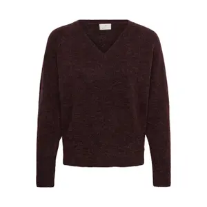 Women's V-neck sweater KAFFE KANiel image-1