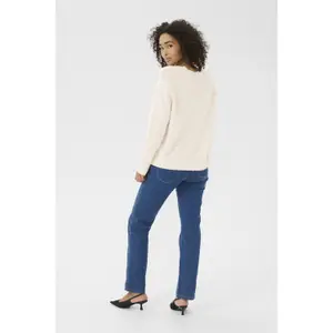 Women's V-neck cardigan KAFFE Iris image-4