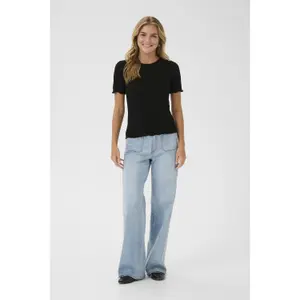 Γυναικείο T-shirt KAFFE KAMary Solid image-1