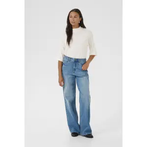 Wide Leg Women's Jeans KAFFE KAMeadow image-2