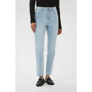 High-waisted slim jeans for women KAFFE Willow image-2