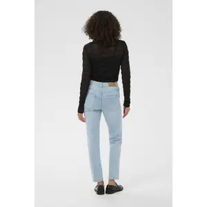 High-waisted slim jeans for women KAFFE Willow image-4