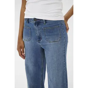 Wide Leg Regular Jeans Women KAFFE KABrook image-6