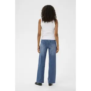 Wide Leg Regular Jeans Women KAFFE KABrook image-4