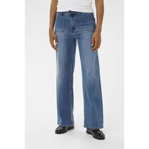 Wide Leg Regular Jeans Women KAFFE KABrook image-1
