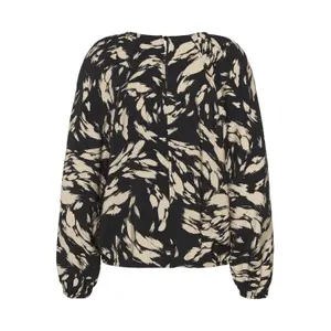 Long sleeve blouse for women KAFFE Ulla image-3