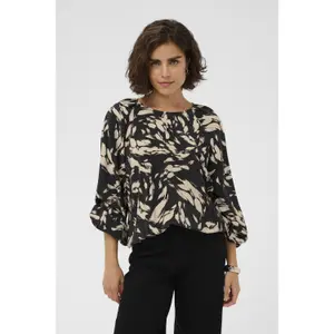 Long sleeve blouse for women KAFFE Ulla image-2