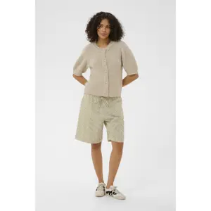 Striped shorts for women KAFFE Naya image-2