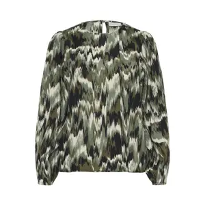 Long sleeve blouse for women KAFFE Kia image-0