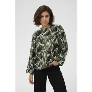 Long sleeve blouse for women KAFFE Kia image-2