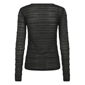 Women's long sleeve T-shirt KAFFE KANanna Lace image-4