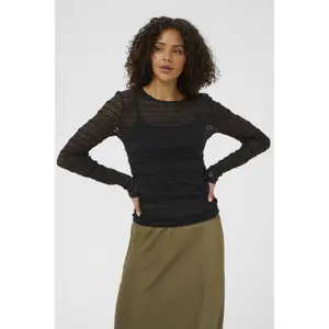 Women's long sleeve T-shirt KAFFE KANanna Lace image-2
