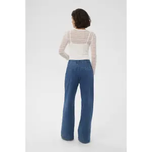 Women's long sleeve T-shirt KAFFE KANanna Lace image-4