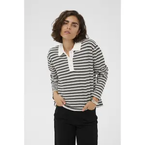 Women's long-sleeved polo shirt KAFFE KAMiala image-2