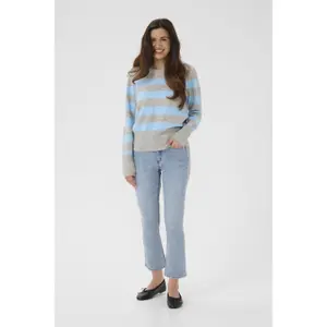 Damski sweter w paski KAFFE Niel image-1