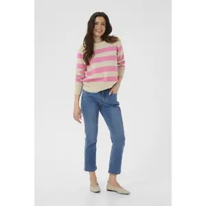 Damski sweter w paski KAFFE Niel image-1