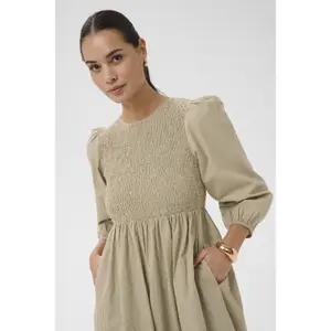 Women's smocked dress KAFFE KAmona image-5