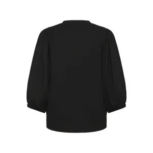 Γυναικεία μπλούζα με μακριά μανίκια KAFFE Katrine O-neck image-3