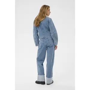 Women's Long Sleeve Denim Shirt KAFFE KAValis image-6