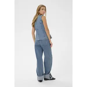 Women's Denim Gilet KAFFE KAVallis image-4