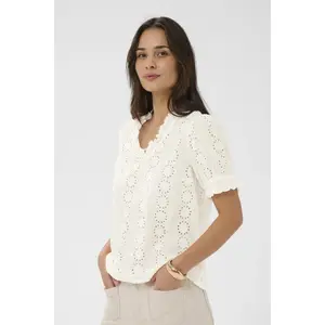 Korte mouw blouse voor dames KAFFE Dona image-2