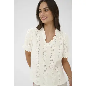 Korte mouw blouse voor dames KAFFE Dona image-5