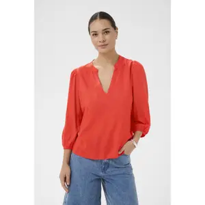 3/4 sleeve blouse for women KAFFE Milia image-6