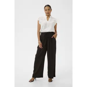 Pantaloni a palazzo da donna KAFFE Milia image-1