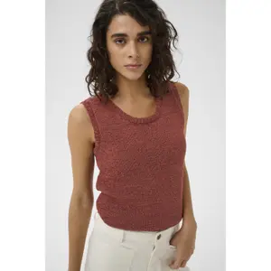 Women's sleeveless sweater KAFFE Silivia image-3