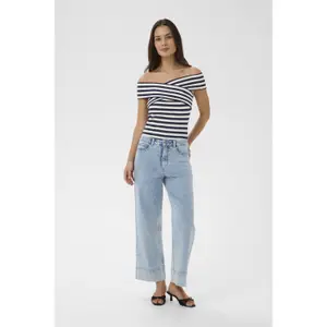 Women's Wide Leg Jeans KAFFE KAAmalia image-2
