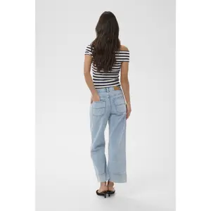 Women's Wide Leg Jeans KAFFE KAAmalia image-4