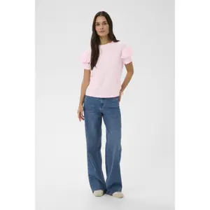 Γυναικείο T-shirt KAFFE Erin Flounce image-2