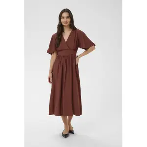 Langes Wickelkleid für Damen KAFFE Sirena image-3