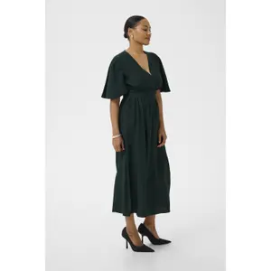 Robe portefeuille longue femme KAFFE Sirena image-2