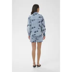 Women's denim jacket KAFFE Babena image-5
