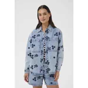 Women's denim jacket KAFFE Babena image-2