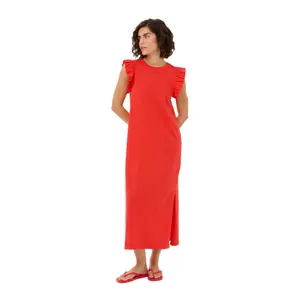 Γυναικείο φόρεμα KAFFE Celina Flounce image-1