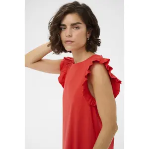 Γυναικείο φόρεμα KAFFE Celina Flounce image-5