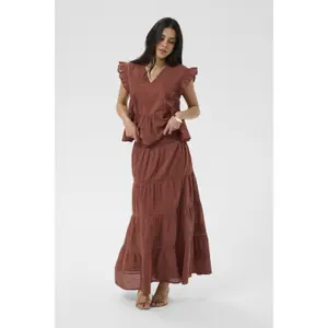 Long skirt woman KAFFE Valerie image-2